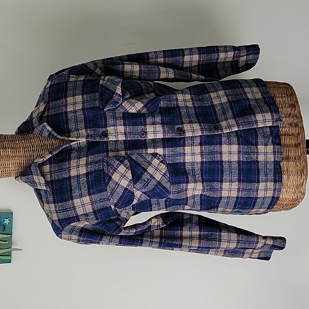 Vintage Pendleton Flannel Made in USA size M 100% Wool  BinW